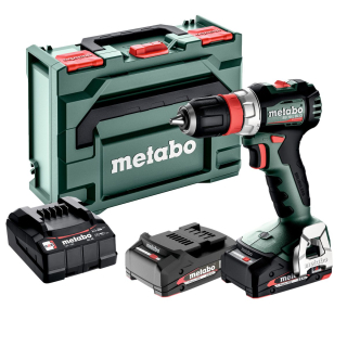 Aku vrtací šroubovák Metabo BS 18 L BL Q, 2×2Ah, 18V, metaBOX